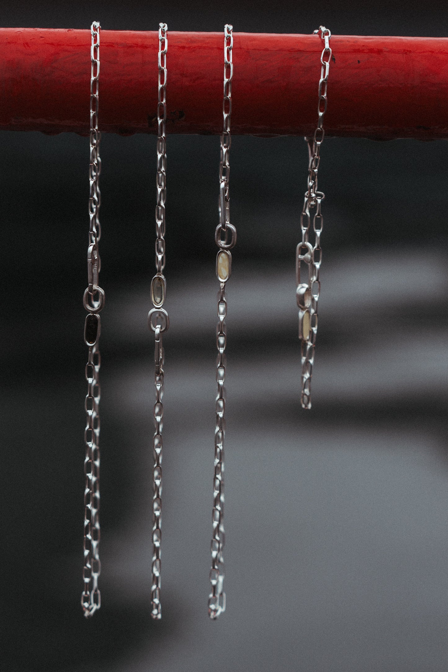 Naszyjnik JACHT Bursztyn Żużel