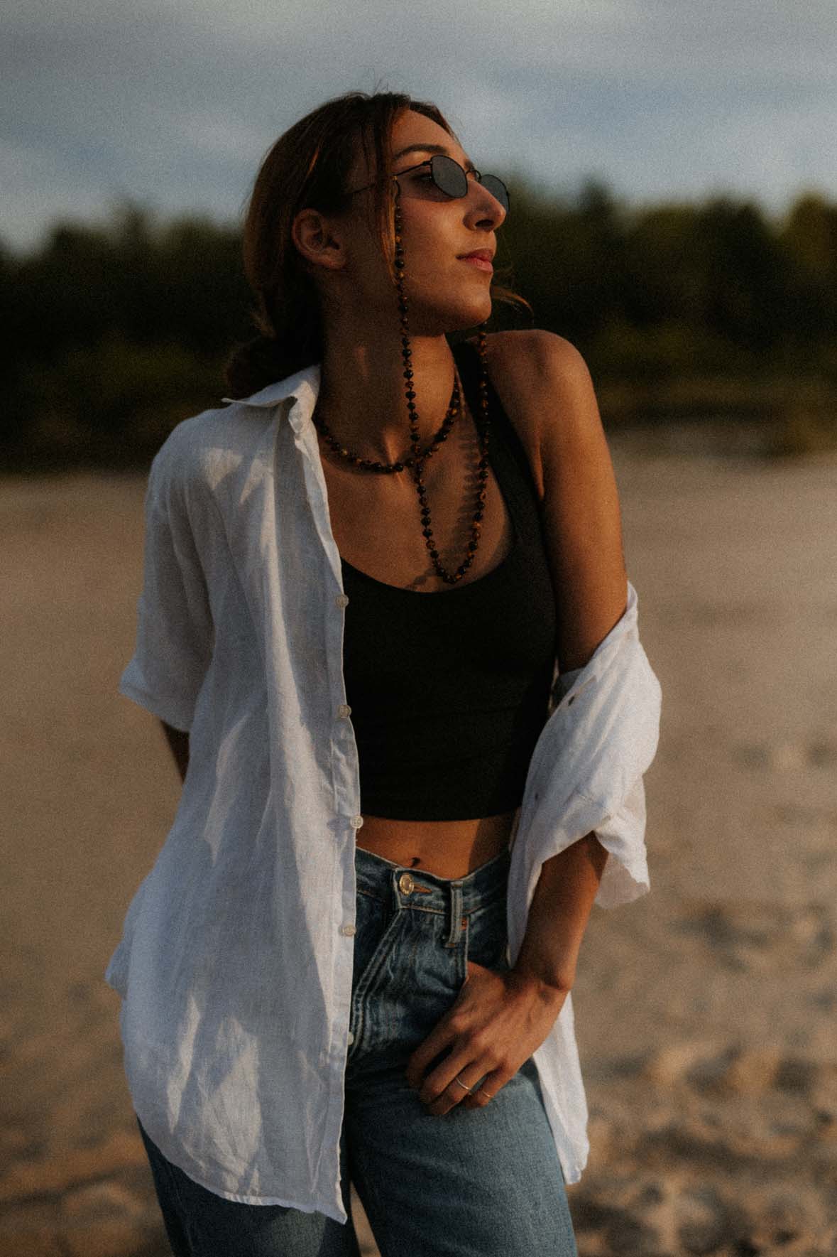 CHOKER Supelkowy STARLIGHT