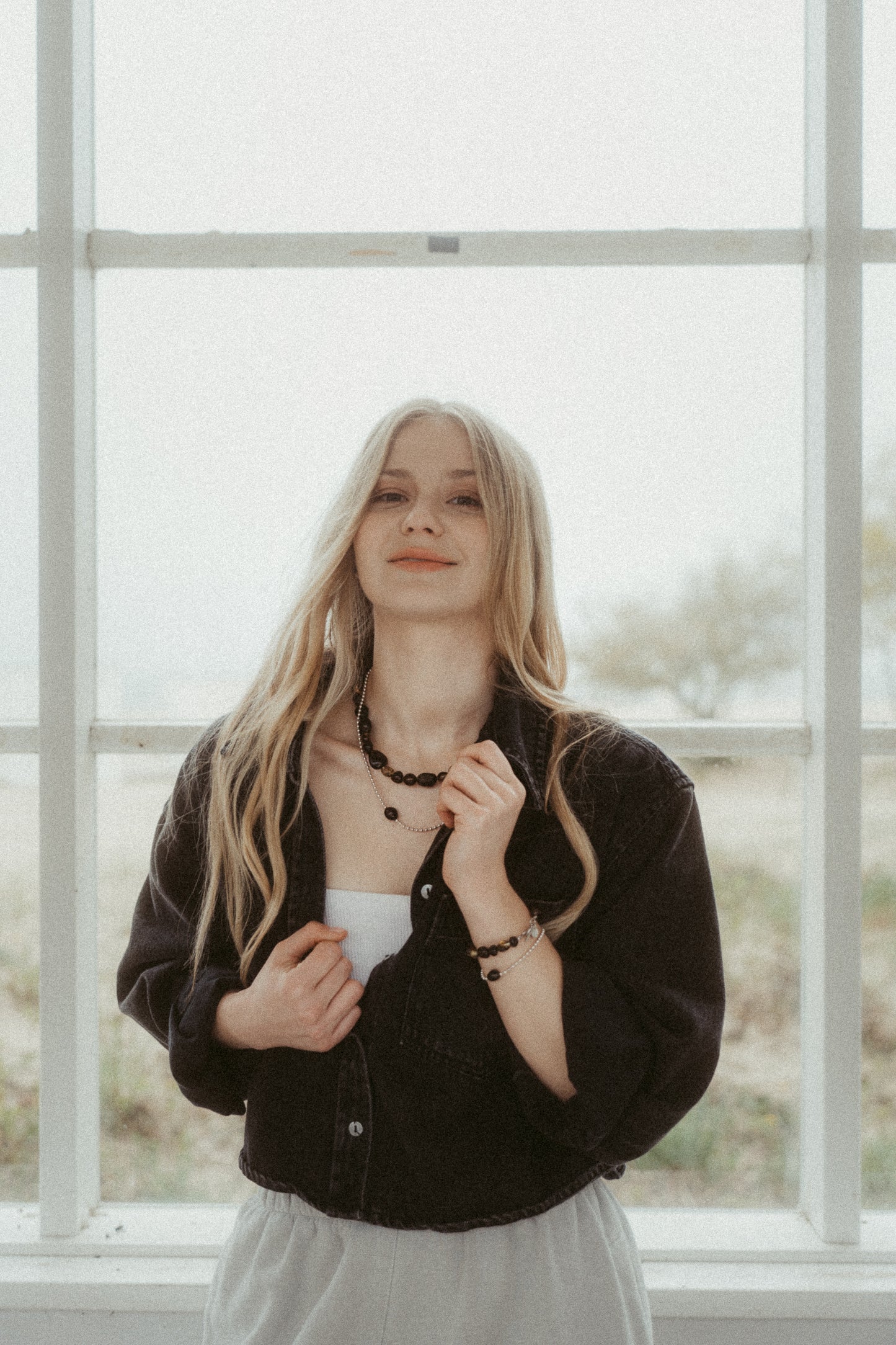 Bransoletka BOJKA Bursztyn Żużel