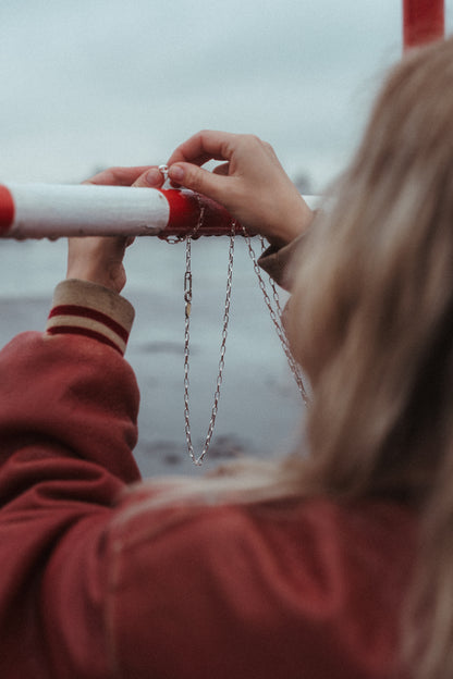 Naszyjnik JACHT Bursztyn Mleczny