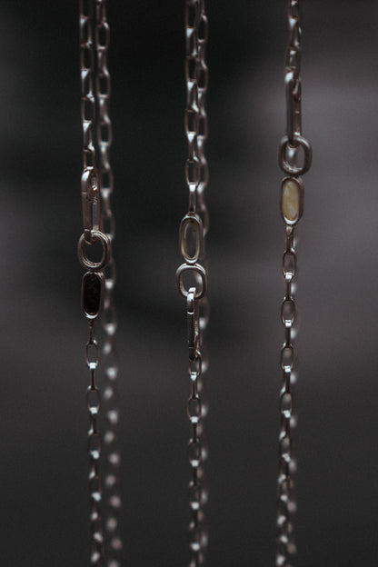 Naszyjnik JACHT Bursztyn Żużel