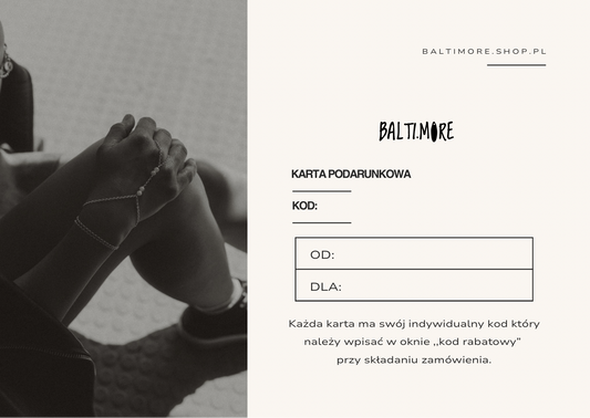 Karta Podarunkowa- wirtualna