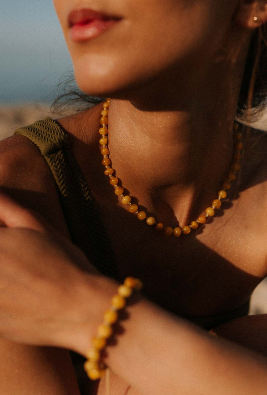 CHOKER Supełkowy RAINBOW