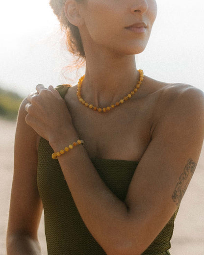 CHOKER Supełkowy RAINBOW